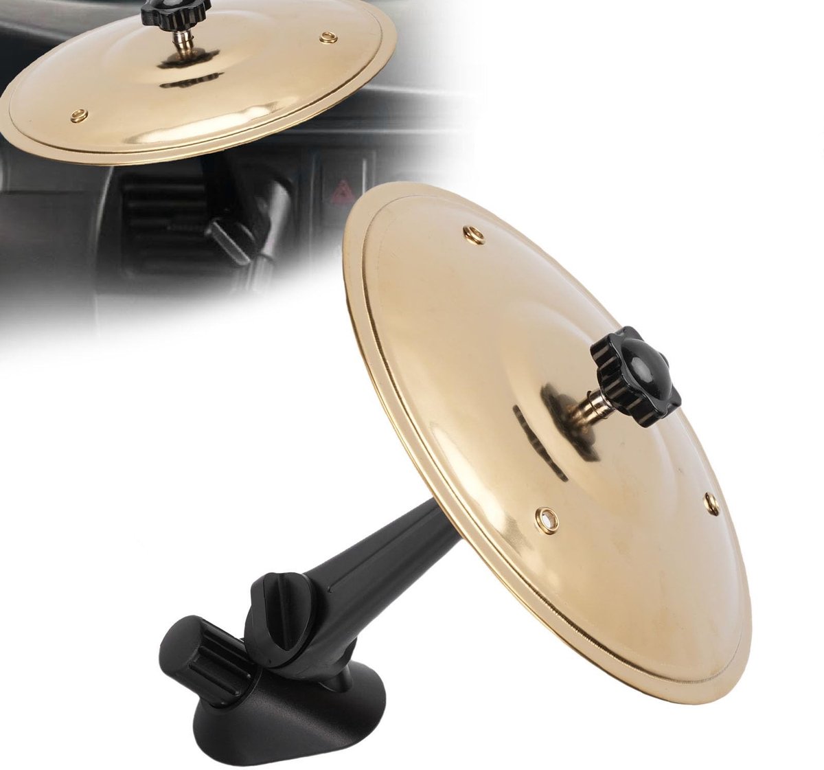 Dailygoods - Mini Auto Crash Cymbals met Verstelbare Arm