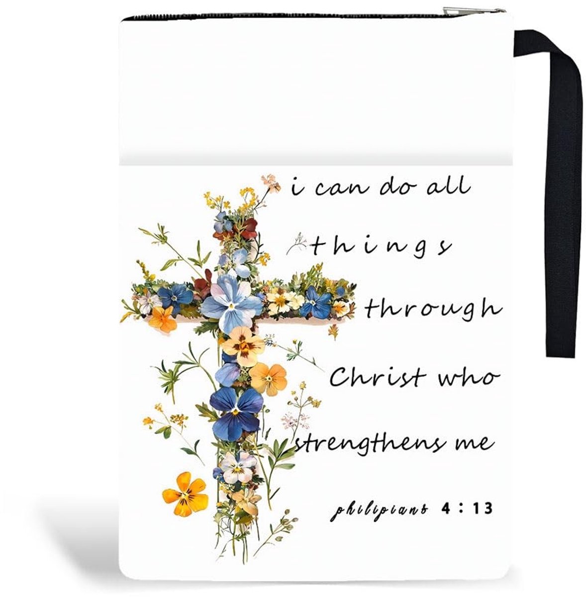 Dailygoods - Boekhoes met Rits 34 x 24 cm voor Paperbacks