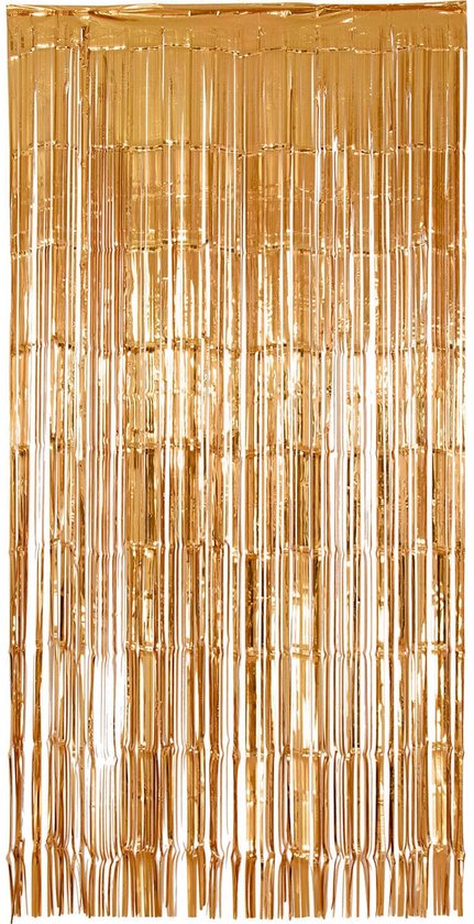 Foto: Folat deurgordijn folie rose gold 2x1 meter