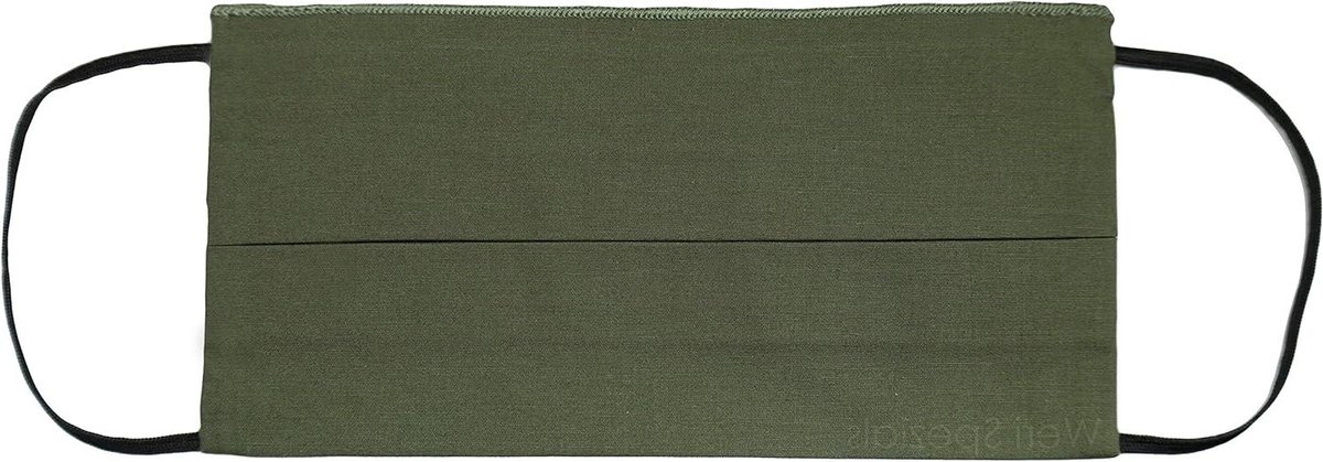 Katoenen Gezichtsmasker - Multifunctioneel Doek - Dagelijks Gebruik - Wasbaar op 95 graden - One Size - Sage