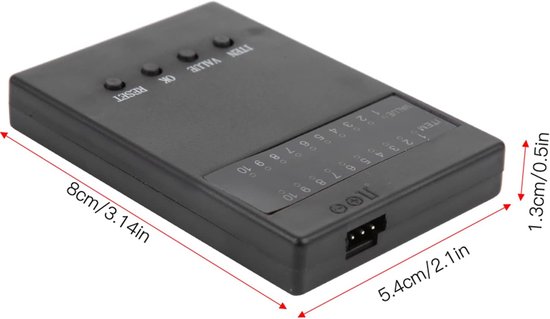 RC Programmeerkaart - Motor ESC Kaart - RC Auto Instellen - Flexibele Kracht Instelling — afbeelding 4
