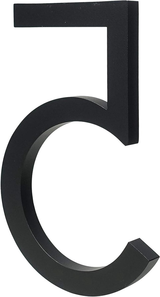 Lcuihong Street Numbers Floating Sign Modern Door Numbers, Large Black House Number, Building Signage Outside House Number Address, Easy to Install (Color: 5, Size: 10cm)