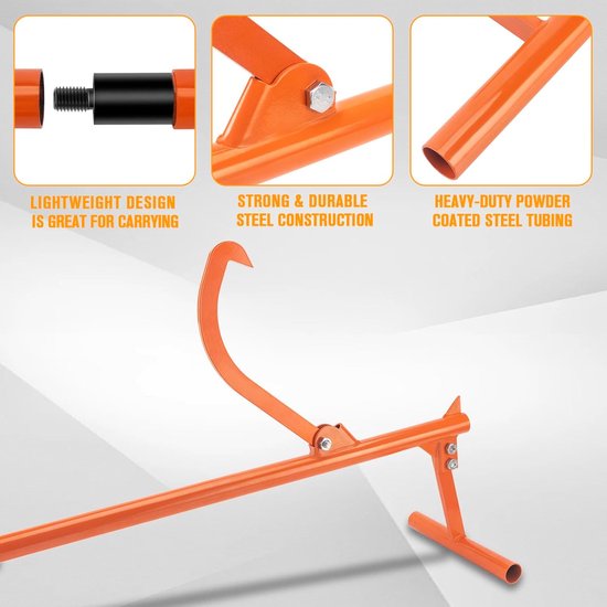 50,9" Timberjack Log Lifter, Log Roller Cant Hook - Houtkrik, Houthakgereedschap voor het rollen en optillen van de boomstammen — afbeelding 3