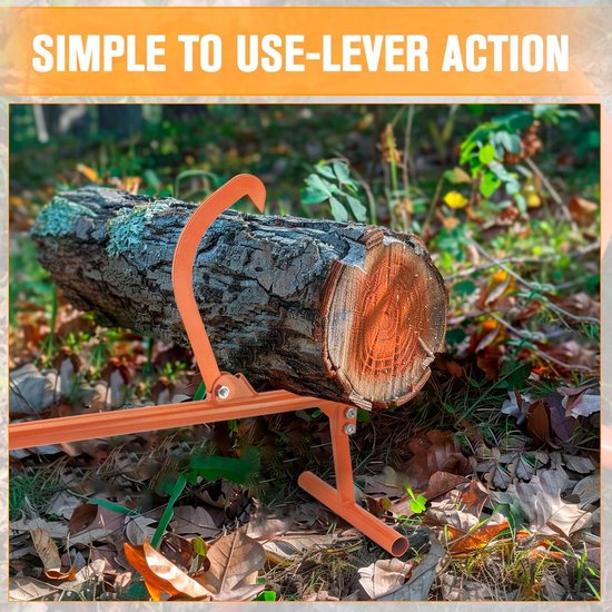 50,9" Timberjack Log Lifter, Log Roller Cant Hook - Houtkrik, Houthakgereedschap voor het rollen en optillen van de boomstammen — afbeelding 4