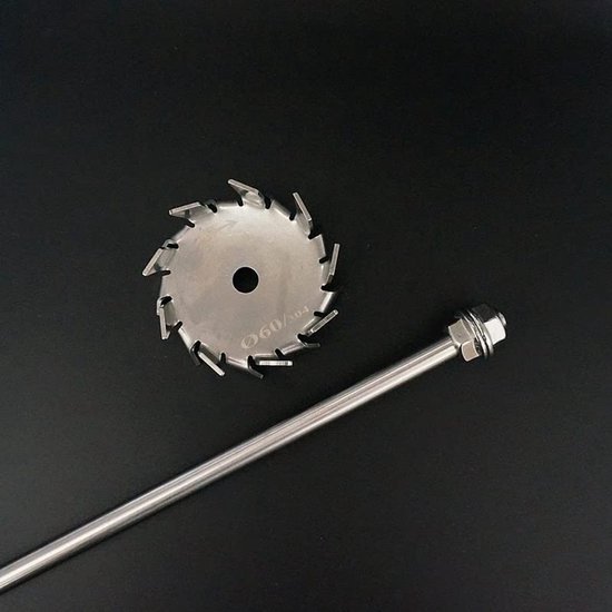 Roerbladen Lab - Dispersieplaat Peddel - Efficiënt Mengen - Duurzaam Roestvrij Staal - 3-10 cm - Zilver — afbeelding 5
