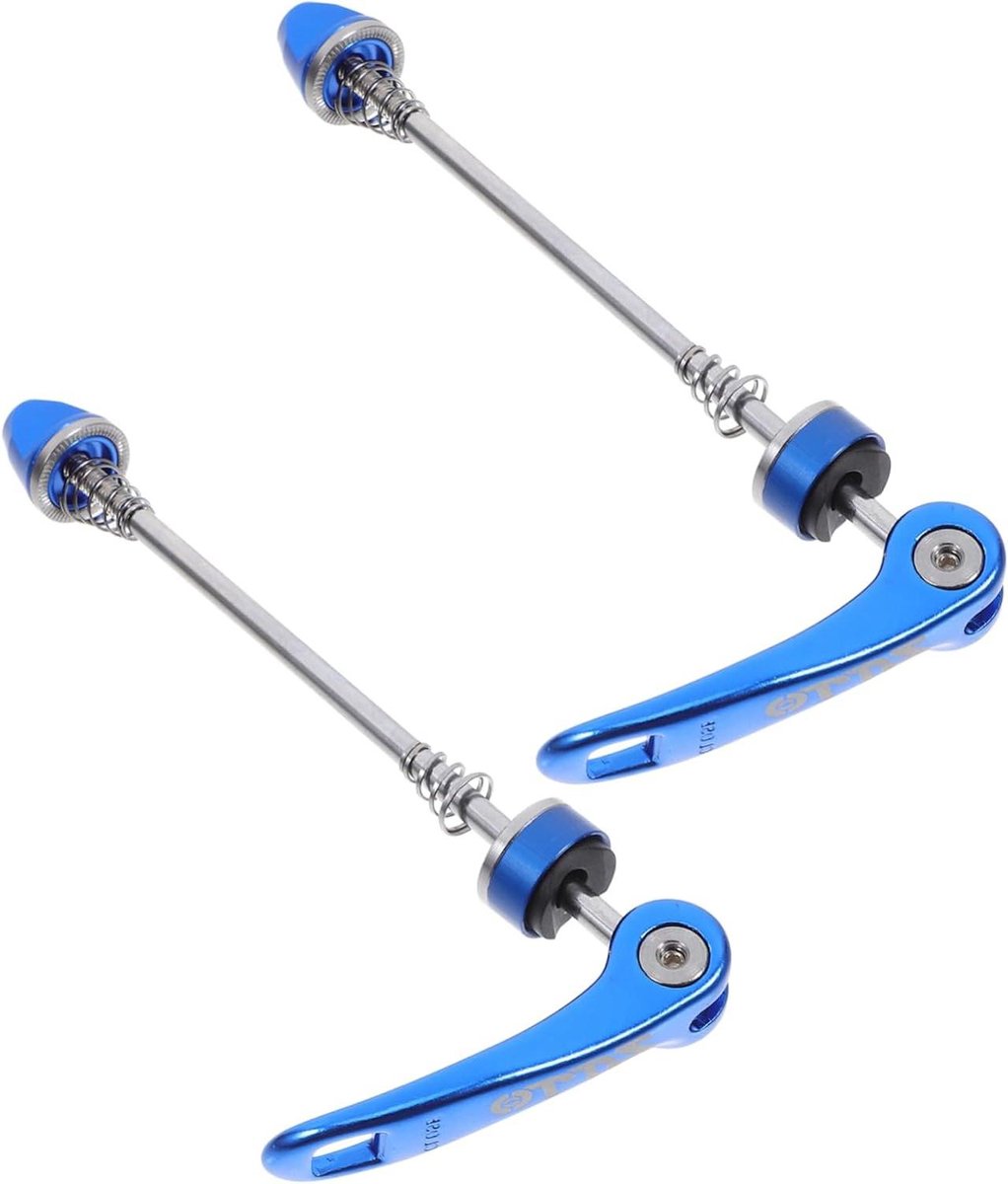 Fiets Snelspanner - Wiel Assen - Fiets Reparatie - Aluminium Staal - 22 cm - Blauw