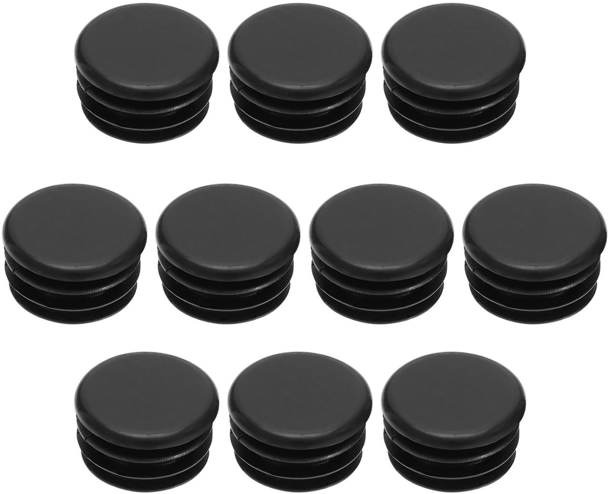 Dailygoods - Dailygoody - Fiets Stuur End Plugs - Stuuraccessoires voor Racefiets en Mountainbikes - Zwart - Bescherming en Comfort - Geschikt voor BMX en MTB