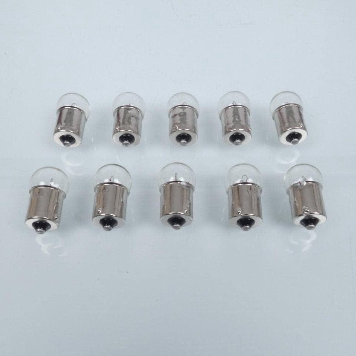 Verlichting Set - Lampen Motor - Verlichting Reparatie - 12 Volt 10 Watt - BA15s Sokkel - Transparant