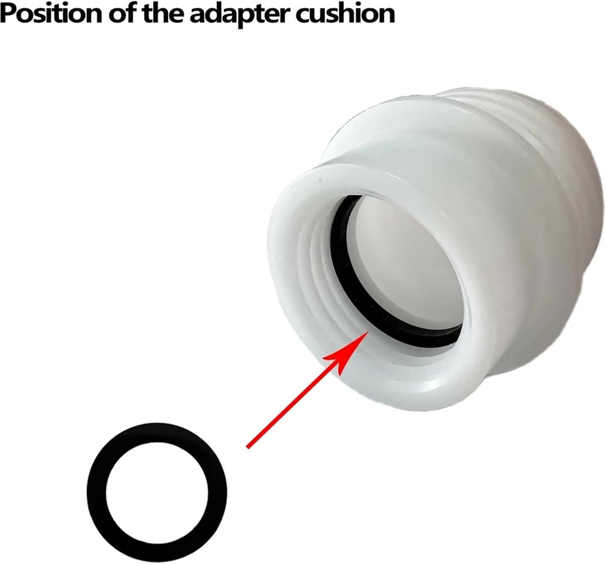 Fles Adapter Set - Koolzuur Adapter - Drankjes Maken - Fles Wissel Flexibel - 28mm - Wit