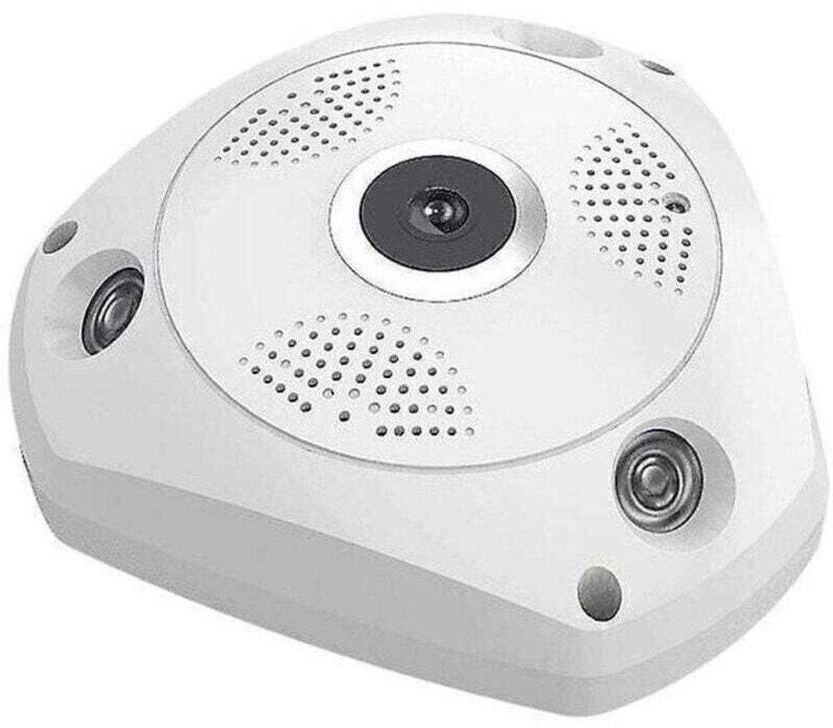 Draadloze netwerkcamera met hoge resolutie en nachtzicht, 360° panoramische camera