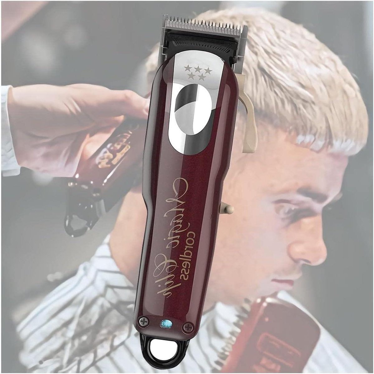 Haartrimmer Heren - Kapper Tool - Thuis Kapsel Maken - Verstelbare Hendel - 100+ Minuten - Zwart
