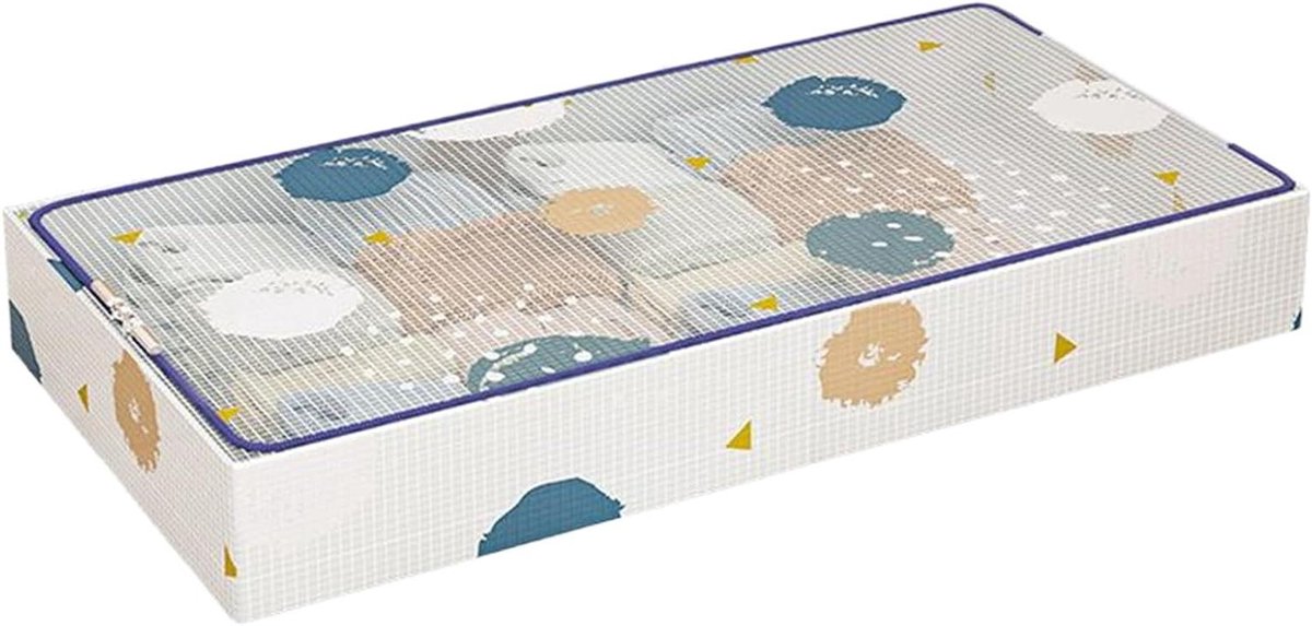 Opbergdozen Onder Bed - Opbergbox Organizer - Ruimte Besparen - Met Soepel Lopende Wielen