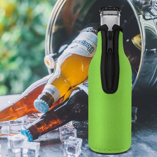 Fles Koelers - Drank Isolator - Dranken Koel Houden - Handen Droog - 2 Stuks - Blauw — afbeelding 2