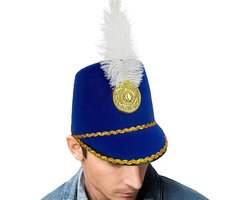 Nutcracker Hat - Nutcracker Cosplay Soldier Hat, Women Clothing Accessories for Carnival Festival Ceremonial Daily Wear Holiday Events Travel Autumn