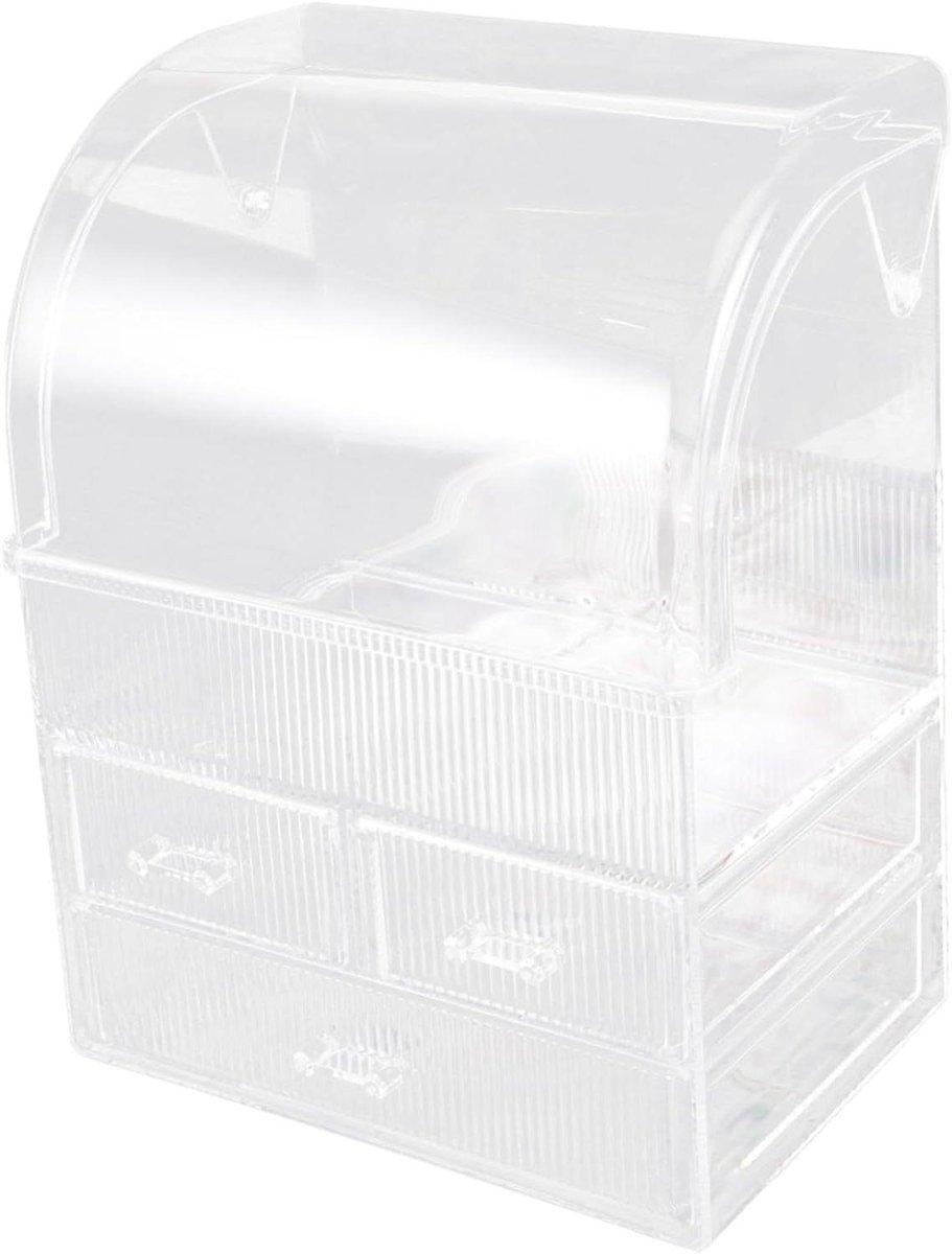 Cosmetica Organizer - Make-up Opberger - Bureau Opruimen - Met Lades - 29x24x16cm - Transparant