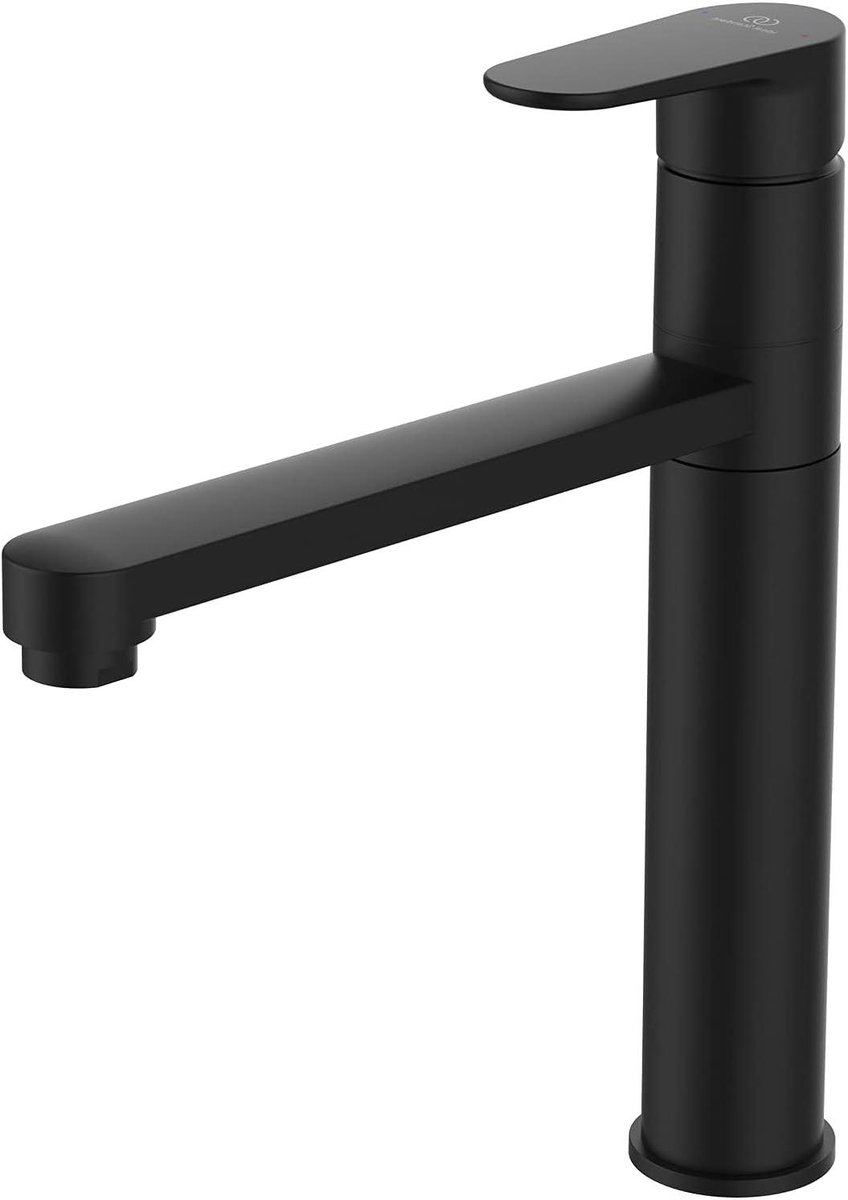 Keukenkraan Hoge Uitloop - Gootsteenkraan Zwart - Keuken Gebruik - Warmtebegrenzer - Dekmo