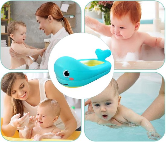 Kinderbad - Opblaasbadje - Waterspelen - Walvisvorm - 80 Cm - Veelkleurig — afbeelding 5
