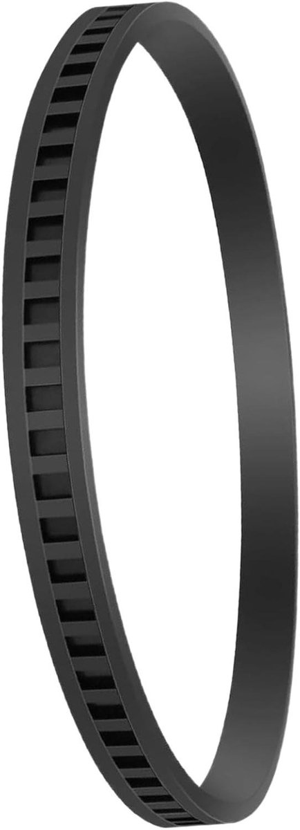 Lintzaagbanden - Vervangende riem - Diep snijden - Versterkte slijtvastheid - 25x2x1cm - Zwart