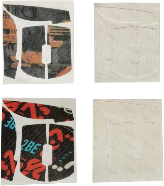 Muis Skin Grips - Stickers Antislip - Gaming Verbetering - Zweetafvoerend Ontwerp - Full Body Set - Patroon A — afbeelding 5