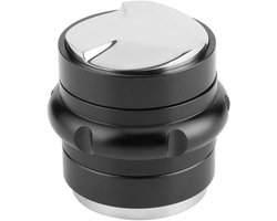 Koffie Tamper - Espresso Tool - Koffie Bereiden - Dubbele Kop Slijpen - 58 mm - Zwart