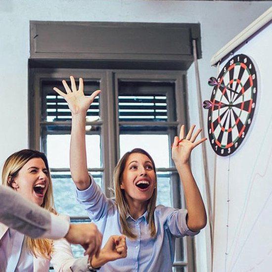 Elektronische Dartset - Darts met Zachte Punten - Gezinsvermaak - Veilig en Duurzaam - 3 Stuks - Paars — afbeelding 3