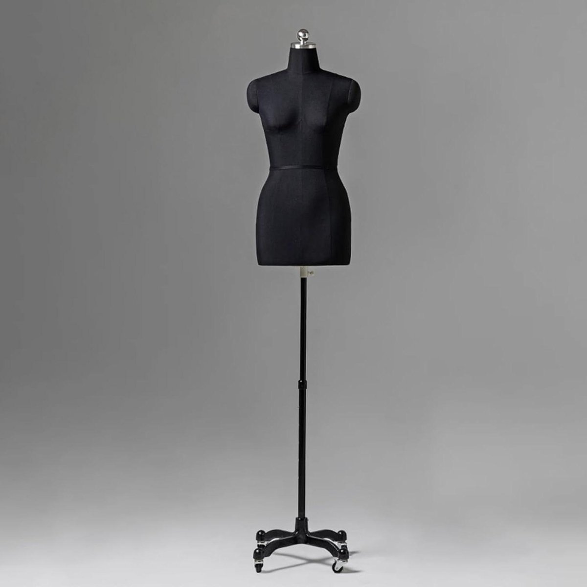 Mannequin Jurkvorm - Paspop Dames - Kleding Maken - Verstelbare Hoogte - X-Large - Zwart
