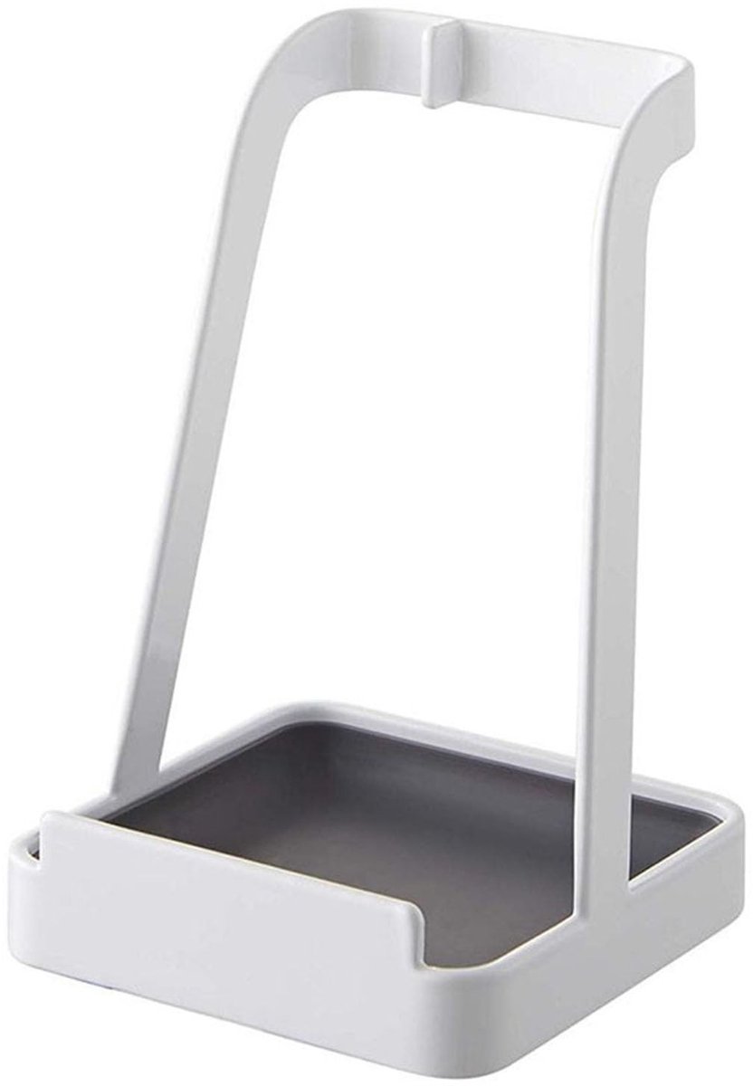 Dailygoods - Dailygoody - Keuken Tard Storage Rack - Multifunctioneel Lepelrek met Waterreservoir - Wit
