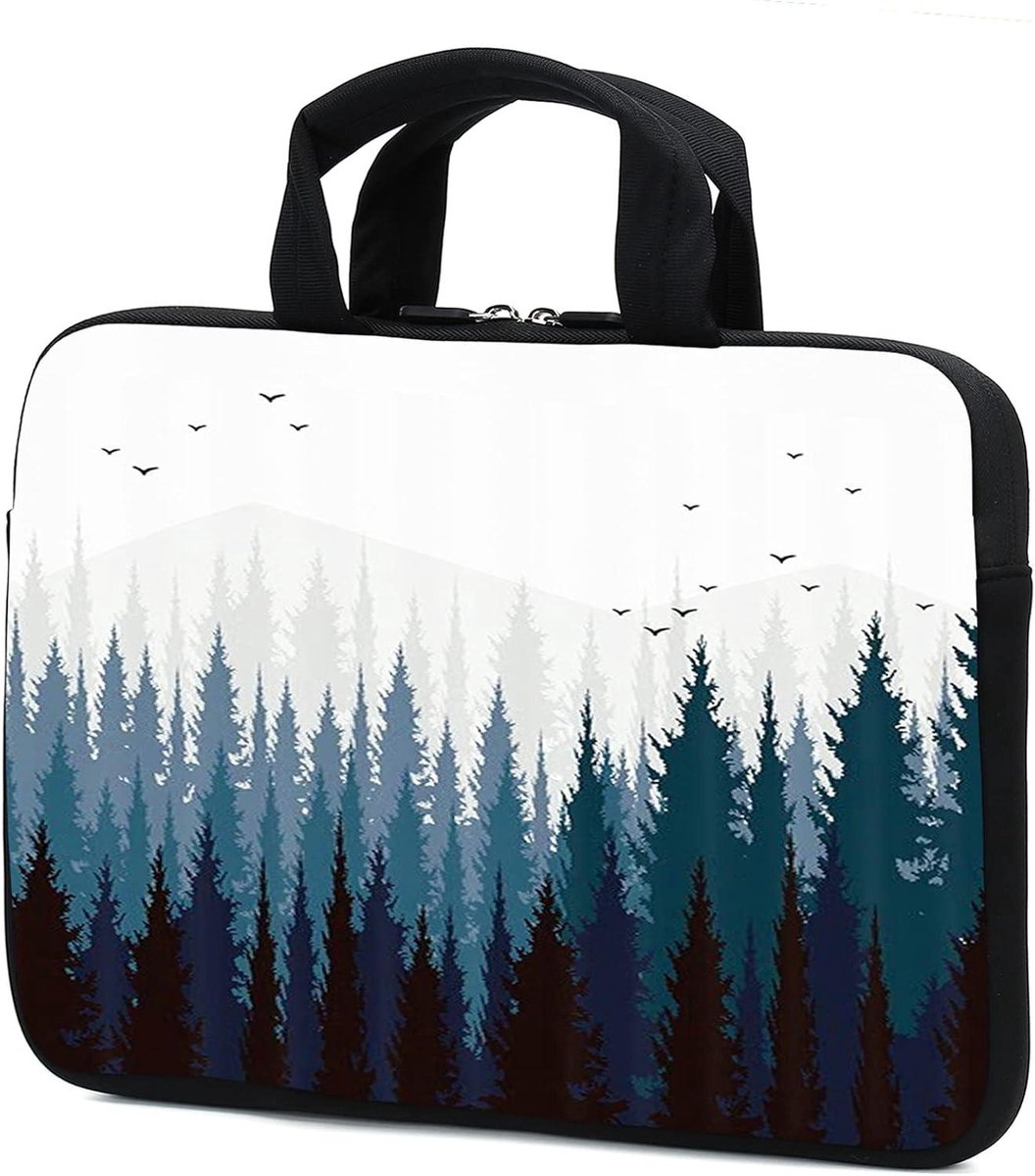Laptop Hoes - Notebook Sleeve - Bescherming Laptop - Waterdicht Neopreen - 32 x 24 cm - Zwart