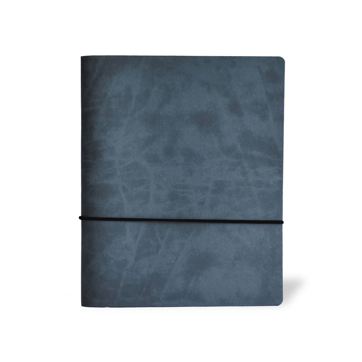 Notitieboek LOOP - Notitieboek A5 - Hervulbaar Notebook - Logboek - Journal - Gelinieerd - Circulair Leer - Nacht Blauw | MADE out of