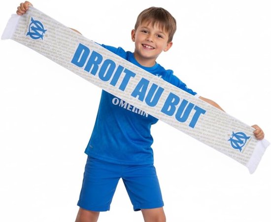 Olympique de Marseille Sjaal - Voetbal Sjaal - Supporter Trots Tonen - Officieel Gelicentieerd - 140 cm - Blauw — afbeelding 3