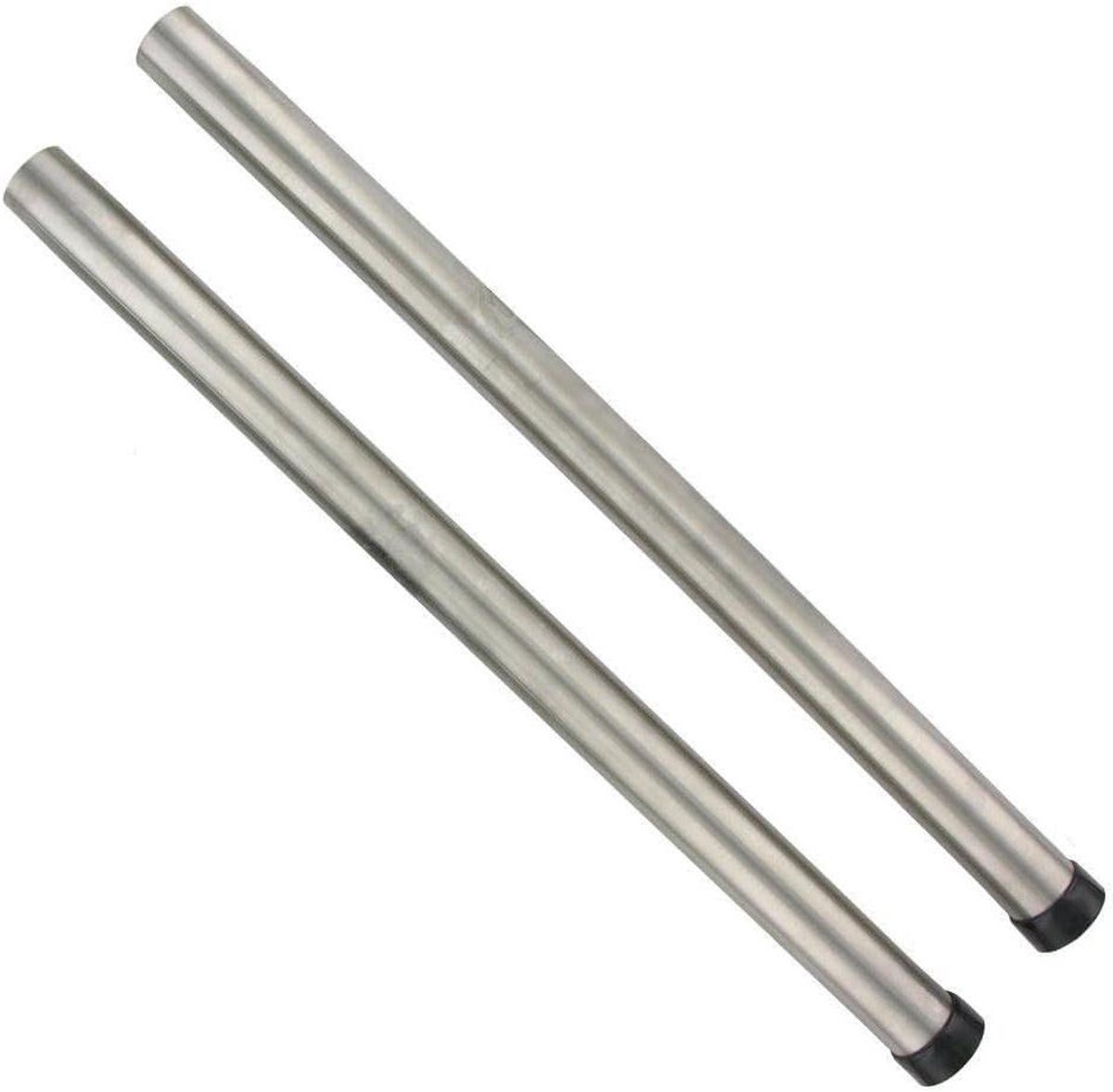 Vacuüm Verlengstang - Buis Pijp - Stofzuigen Uitbreiden - Chrome Afwerking - 2 x 500mm - Chroom
