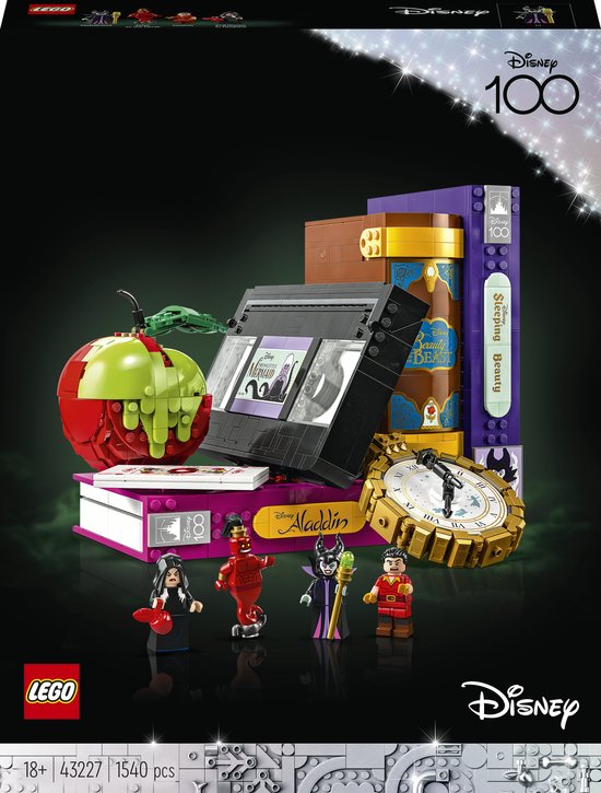 LEGO Disney Classic 100 jaar Symbolen van beroemde schurken - 43227