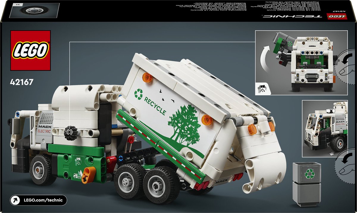 LEGO Technic Mack LR Electric vuilniswagen - 42167 — afbeelding 18
