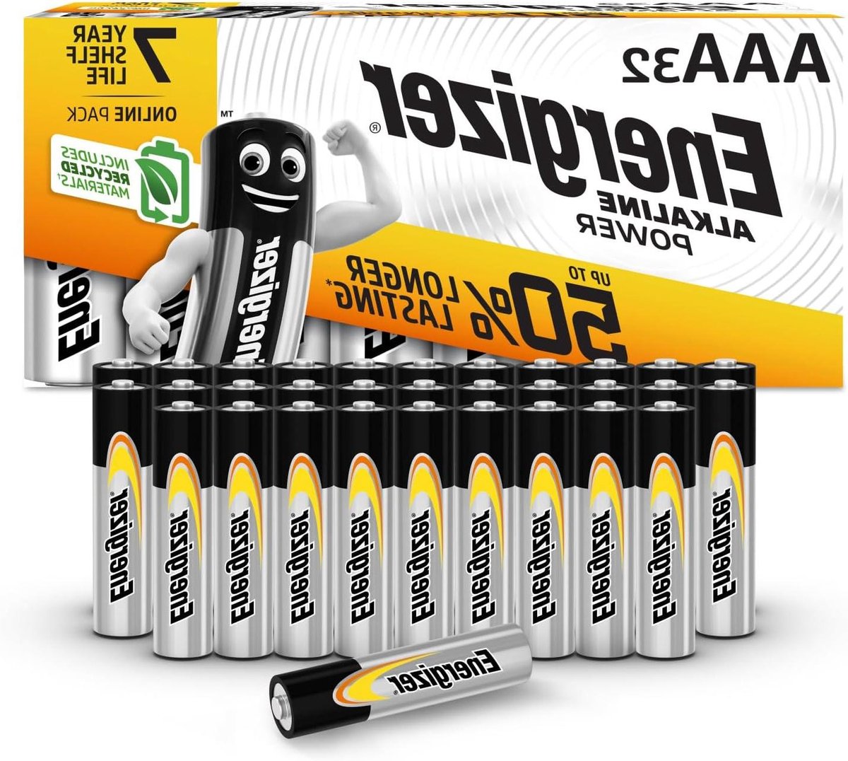 AAA Batterijen - Alkaline Batterijen - Apparaten Voeden - Lange Levensduur - 32 Stuks - Niet Van Toepassing