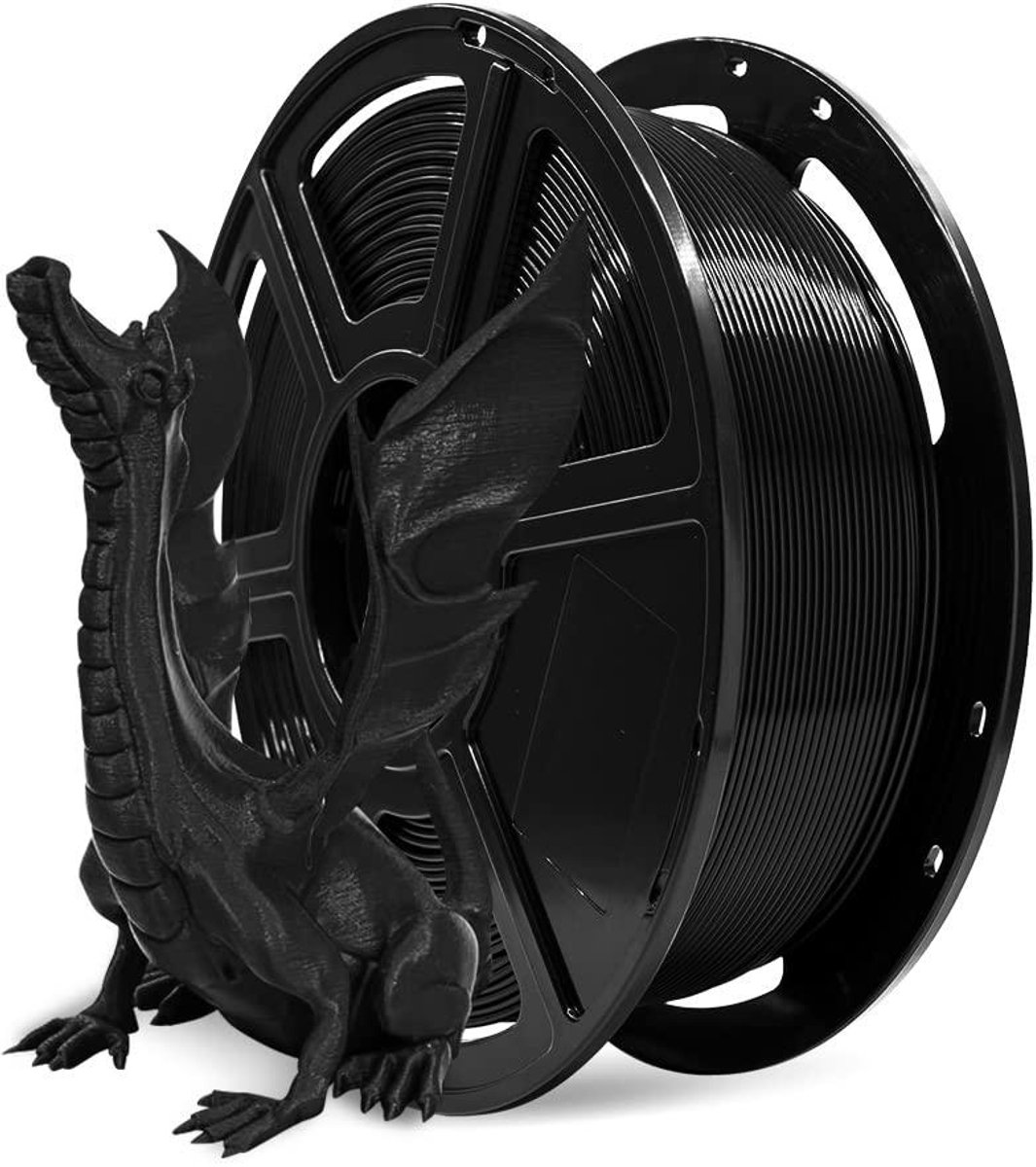 3D-printfilament PLA - 3D-draad PLA - 3D-printen maken - Stabiele diameter 1.75mm - 1 kg - Zwart