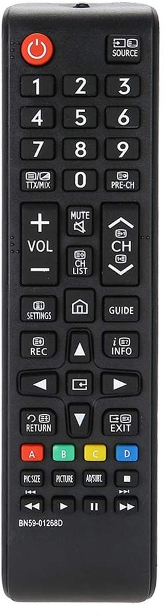 Golden crown - TV Afstandsbediening - Vervangingsafstandsbediening - Voorkom ongemak - Standaard - TV Audio Controller - Geschikt voor Samsung - 55 kn