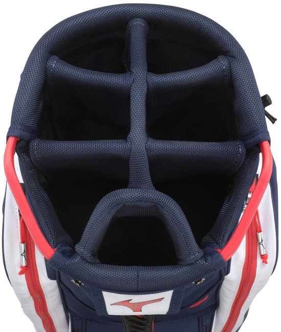 Mizuno BR D3 cartbag navy rood van Merkloos — afbeelding 2