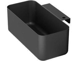 Metalen Vetbeker - Druppelvangerpan Bakplaat - Barbecue Schoonhouden - Afneembaar Ontwerp - 21.5 x 11.5 x 11.5 cm - Zwart
