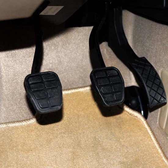 Rem Pedaal Cover - Koppeling Pedaalhoes - Auto Rijden - Rubberen Grip - 2 stuks - Zwart — afbeelding 4