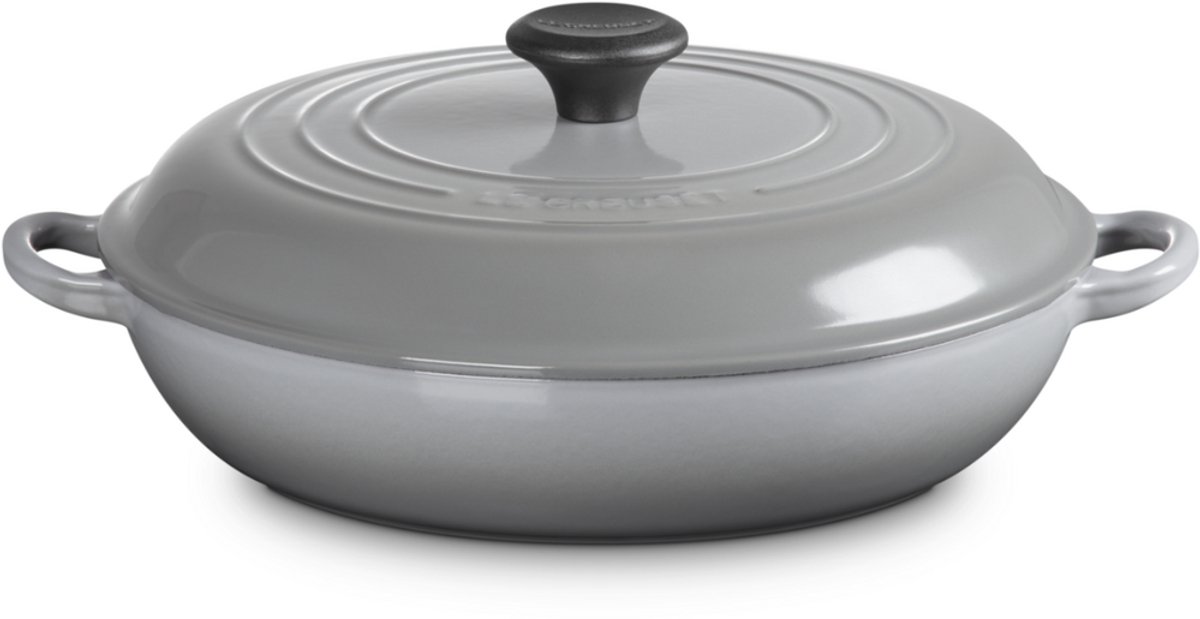 Le Creuset Tradition campagnard rond 30cm mist grey