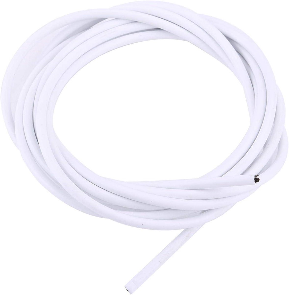 Fiets Remkabel Buis - Schakel Kabel Pijp - Fiets Onderhoud - Hoge Sterkte Staaldraad - 3 Meter Lengte - Wit
