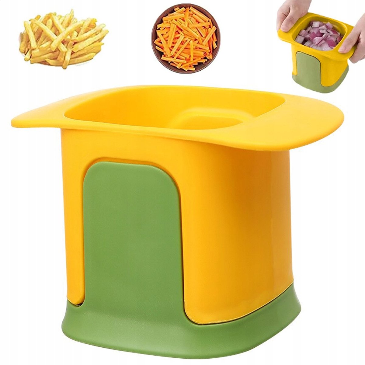 Pingyang Rongrong - Frietsnijder - 15cm x 10cm - Multifunctioneel - Ergonomisch
