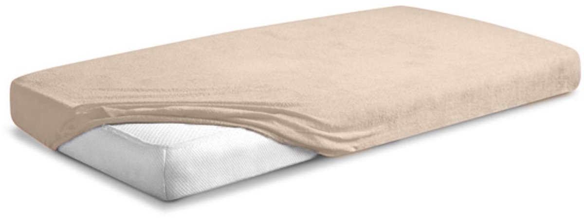 Matex Premium Serie - Frotte Onderlaken - 110x190cm - 120x200cm - Donker Beige - OEKO-TEX