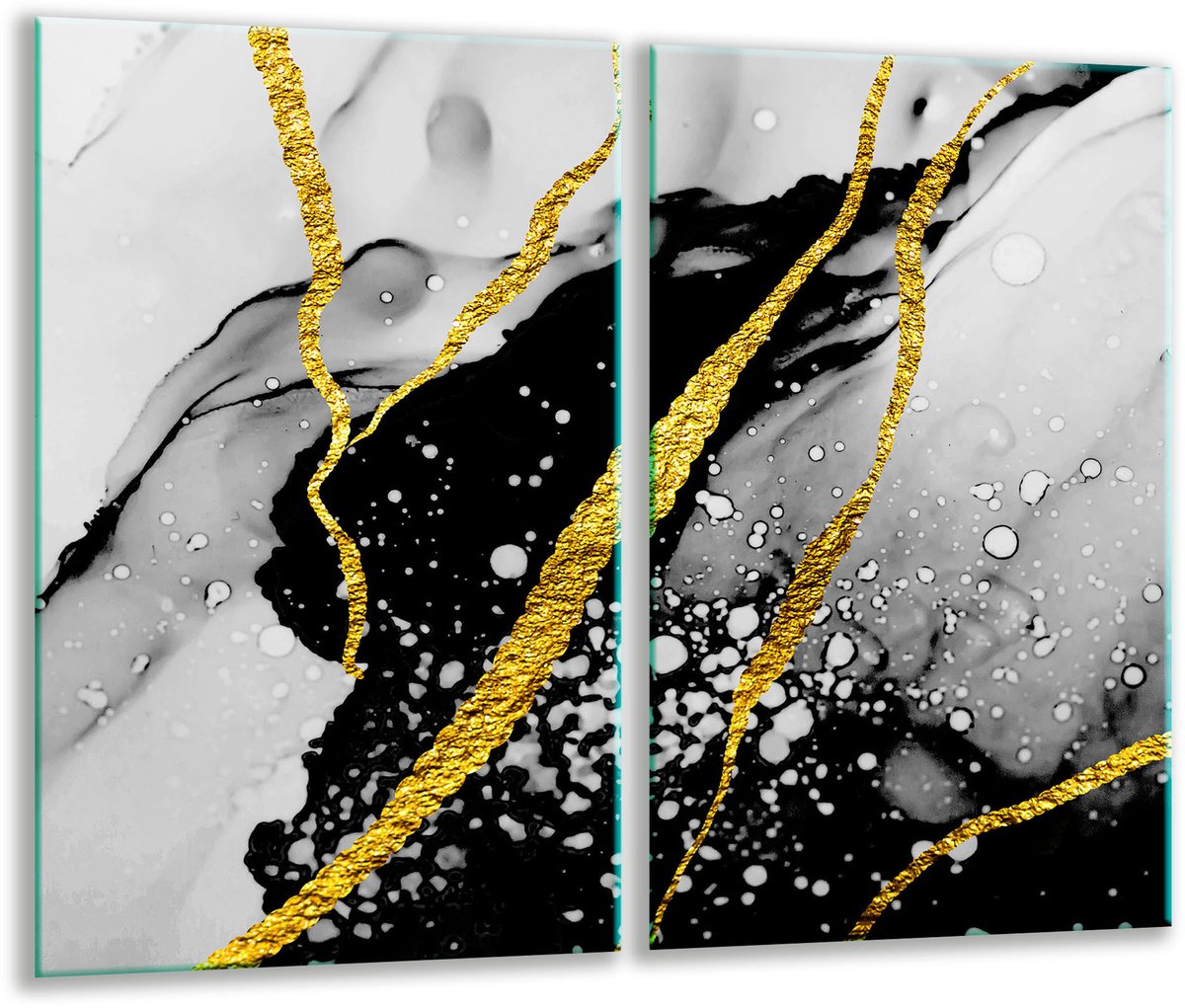 TMK ArtDeko - Snijplank - Glas - 2x 30cm - 52cm