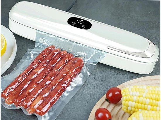 Pingyang Rongrong Serie - Vacuüm Verpakkingsmachine - 90W - Met 5 Vacuümzakken - Wit van Pingyang Rongrong Handicraft — afbeelding 3