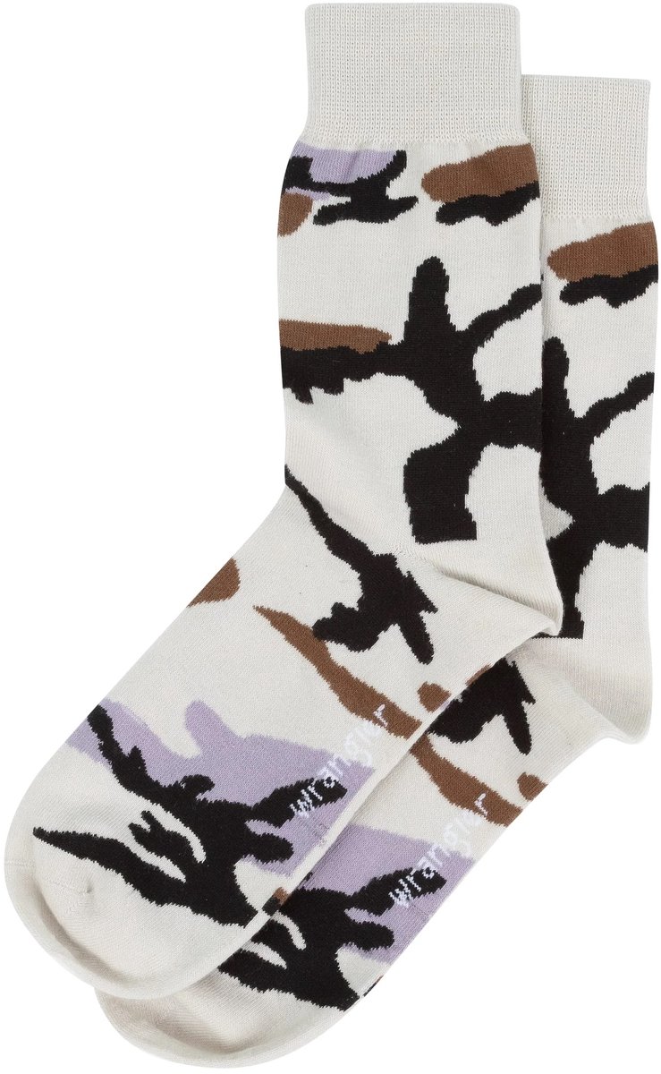 Wrangler Socks 1 pack Camouflage W0P615C21 43-46 Groen