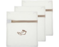3-delige waszakken voor de wasmachine, kleine waszakken met ritssluiting, 20x25 cm mesh waszakken voor sokken, ondergoed, reiskleding en opbergruimte.