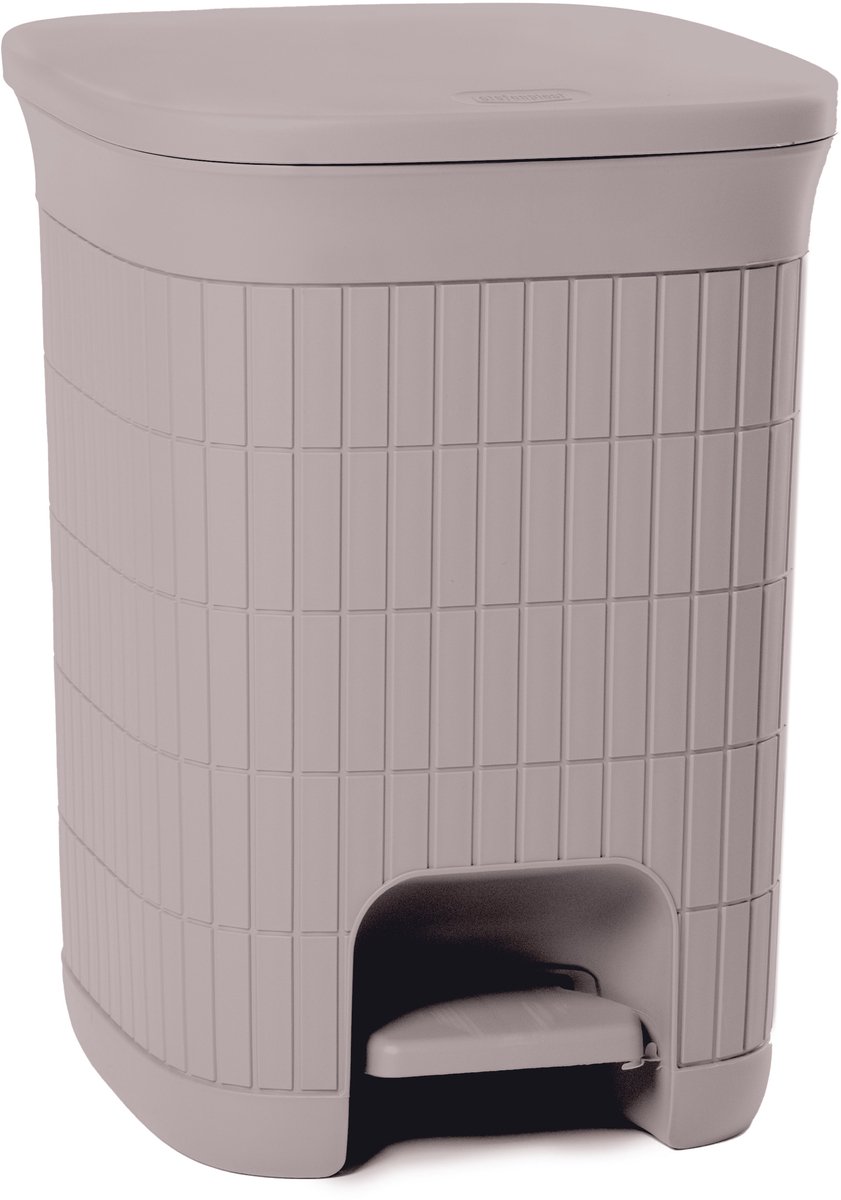 Pedaalemmer 'Domus' - 20 liter - Zandgrijs – Gerecycled kunststof