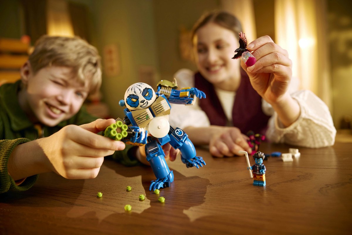 LEGO® DREAMZzz™ Logan de machtige panda speelgoed met minifiguren, herbouwbare dierenspeelset voor jongens en meisjes, cadeau voor kinderen vanaf 7 jaar 71480 — cadeau in Spellen & Speelgoed - foto 2