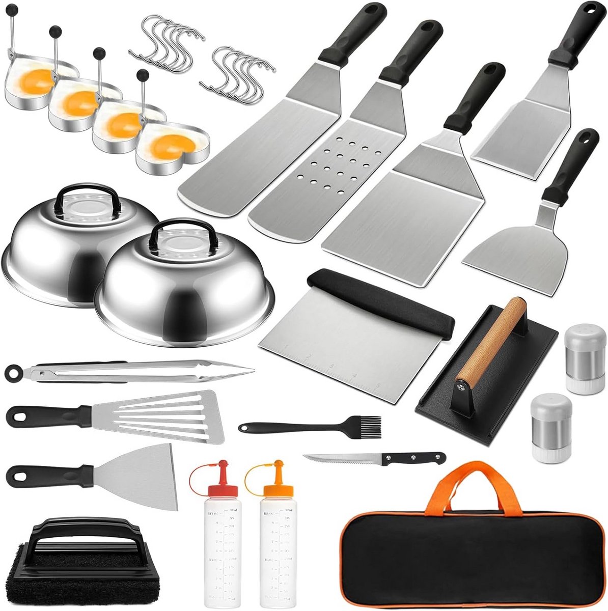 BBQ accesoires - BBQ gereedschap set - RVS barbecue gereedschap - Tuinfeest